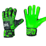 Green Goalkeeper Glove Premium Finger Saver