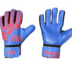 Blue Goalkeeper Glove Premium Finger Saver